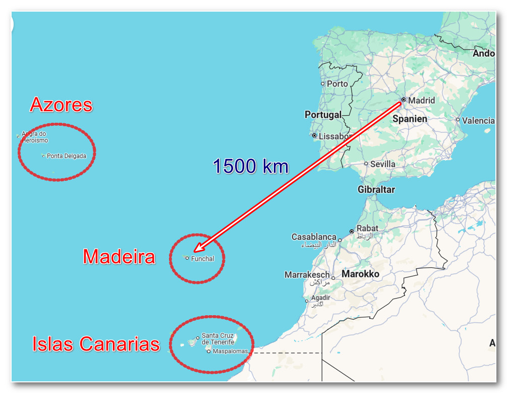 Descubre dónde está la isla de Madeira en el Océano Atlántico